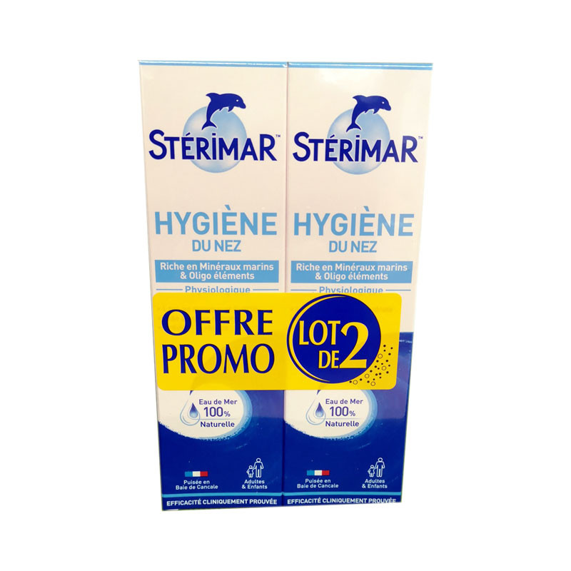 SPRAY HYGIENE DU NEZ LOT DE 2 X100 ML STERIMAR