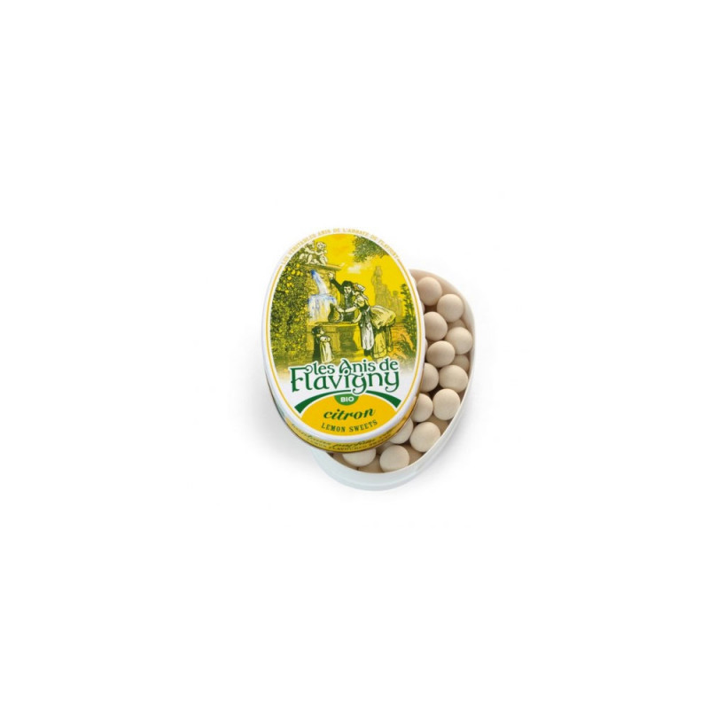 BONBONS BIO CITRON 50G LES ANIS DE FLAVIGNY BONBONS BIO CITRON 50G LES ANIS DE FLAVIGNY