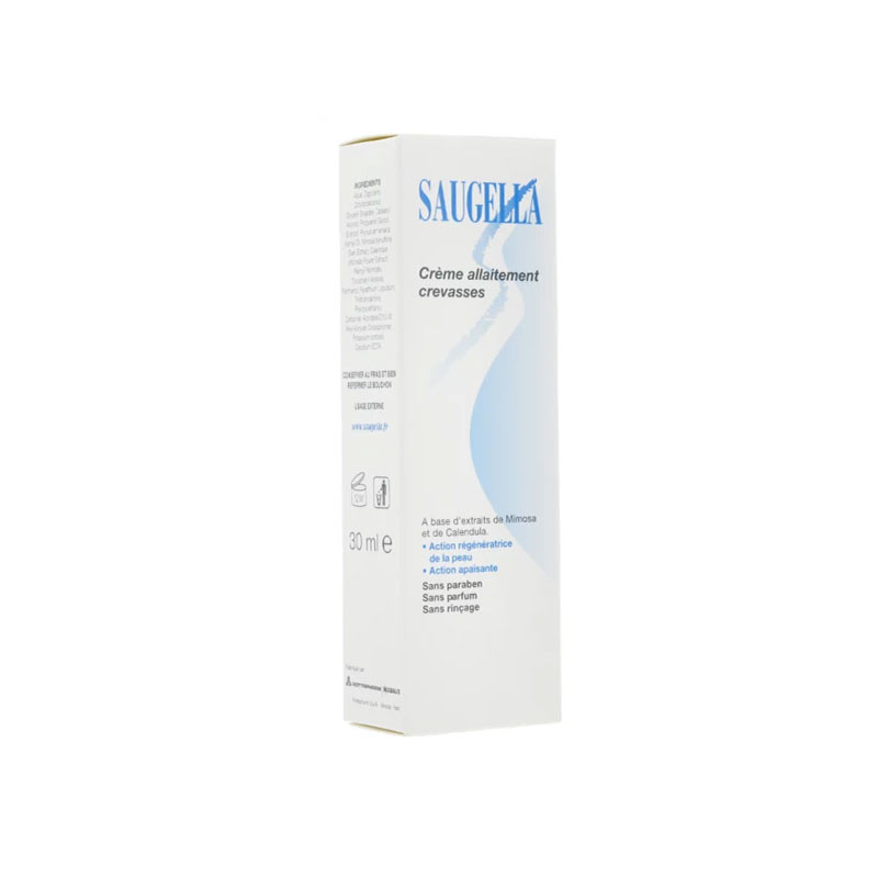 Saugella Crème Allaitement Crevasses 30 ml