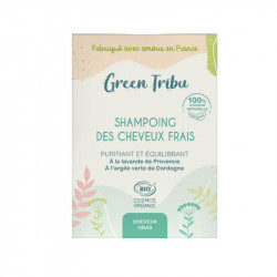 GREEN TRIBU SHAMPOOING SOLIDE DES CHEVEUX FRAIS BIO 85G