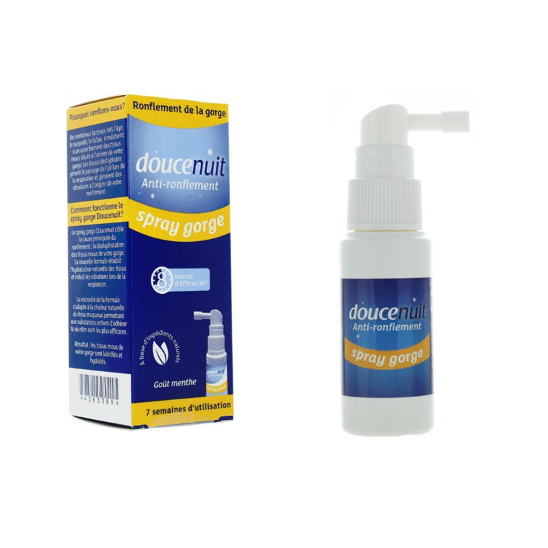Douce nuit spray nasal anti ronflements - Efficace pendant 8 h