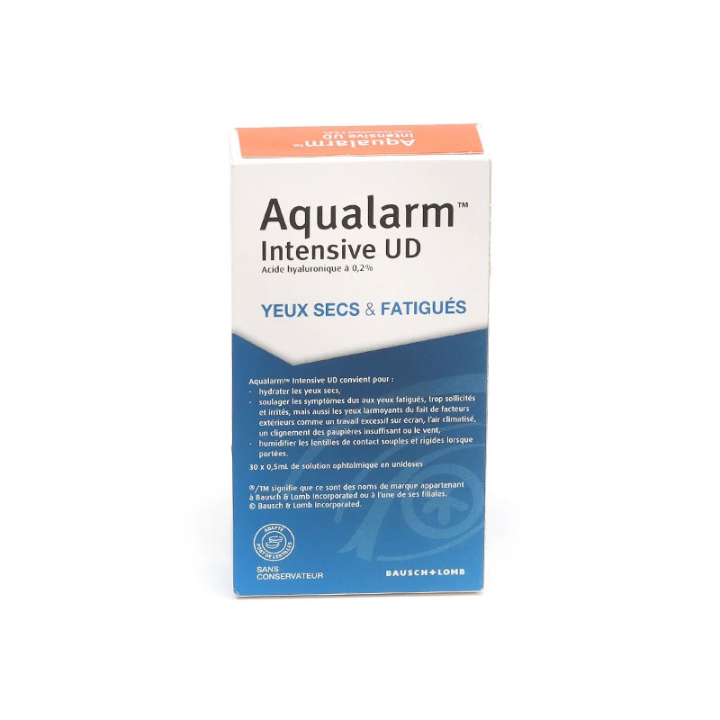 AQUALARM INTENSIVE UD 30 X 0.5ML BAUSCH & LOMB