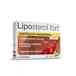 LIPOSTEROL FORT CONTRÔLE CHOLESTEROL 30 COMPRIMES 3C PHARMA