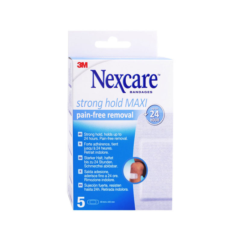 PANSEMENTS STRONG HOLD MAXI FORTE ADHERENCE X5 NEXCARE PANSEMENTS STRONG HOLD MAXI FORTE ADHERENCE X5 NEXCARE