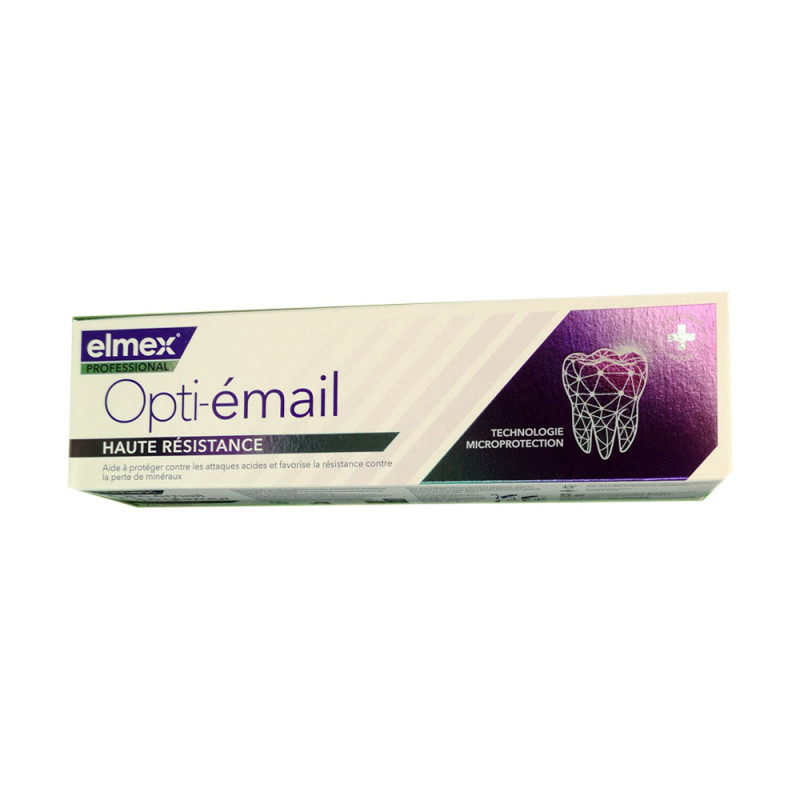 OPTI-EMAIL HAUTE RESISTANCE DENTIFRICE 75ML ELMEX PROFESSIONAL