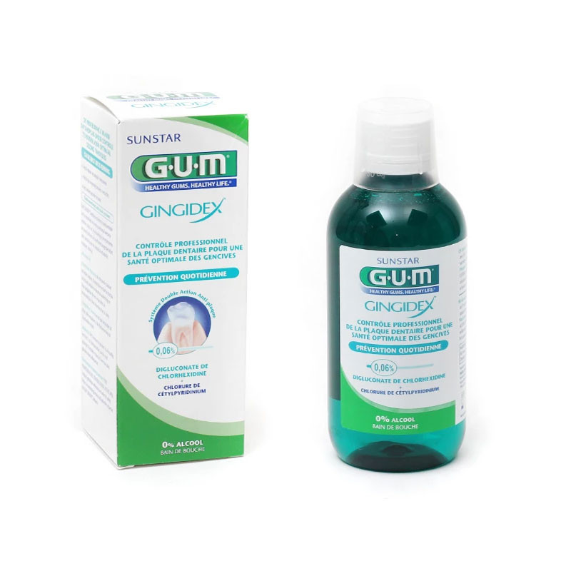BAIN DE BOUCHE GINGIDEX 0.06% 300ML GUM BAIN DE BOUCHE GINGIDEX 0.06% 300ML GUM