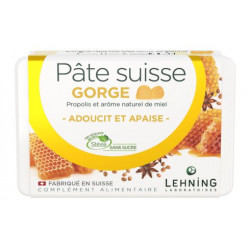 PATE SUISSE GORGE PROPOLIS MIEL 40 GOMMES LEHNING