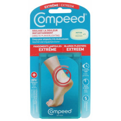 PANSEMENTS AMPOULES EXTREME MOYEN FORMAT X5 COMPEED