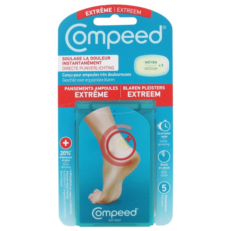 Compeed Extrême ampoules 5 pansements