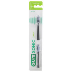 SONIC DAILY TÊTE DE BROSSE A DENTS SOUPLE X2 GUM