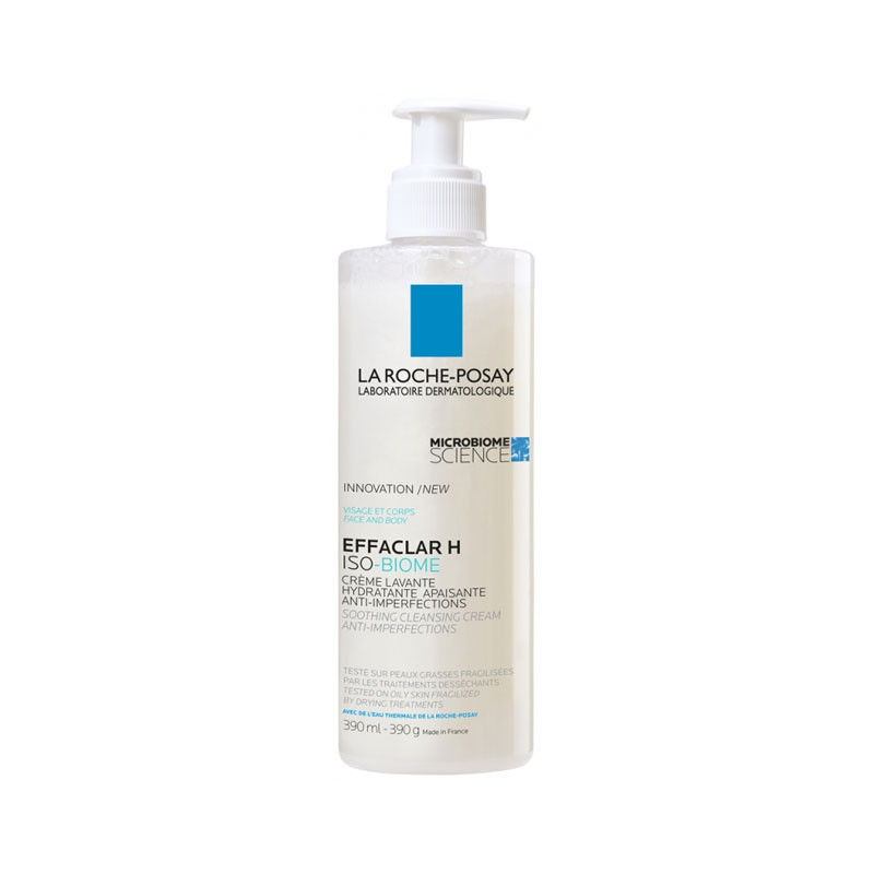 EFFACLAR H CREME LAVANTE HYDRATANTE APAISANTE ANTI-IMPERFECTIONS 390ML LA ROCHE POSAY