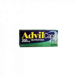 ADVILCAPS 200 MG 16 capsules ADVIL