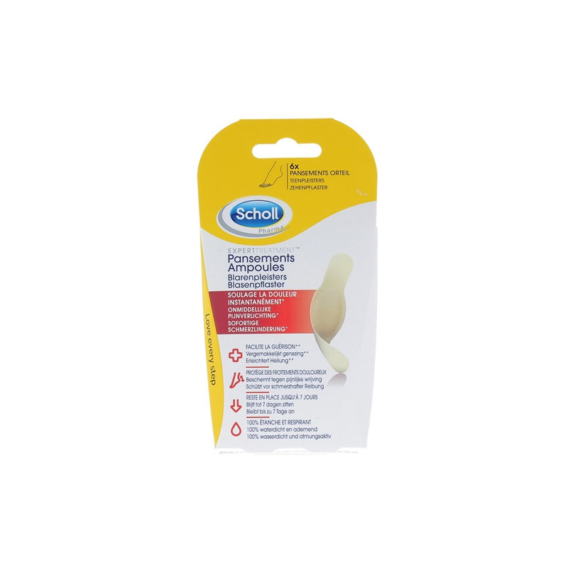 PANSEMENTS AMPOULES ORTEIL X6 SCHOLL PANSEMENTS AMPOULES ORTEIL X6 SCHOLL