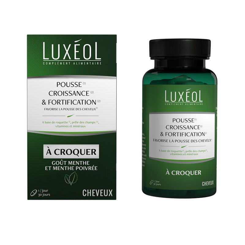 POUSSE CROISSANCE FORTIFICATION 30 COMPRIMES A CROQUER LUXEOL POUSSE CROISSANCE FORTIFICATION 30 COMPRIMES A CROQUER LUXEOL