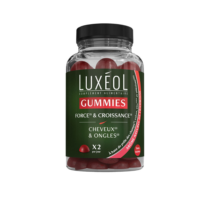 FORCE et CROISSANCE CHEVEUX ONGLES 60 GUMMIES LUXEOL