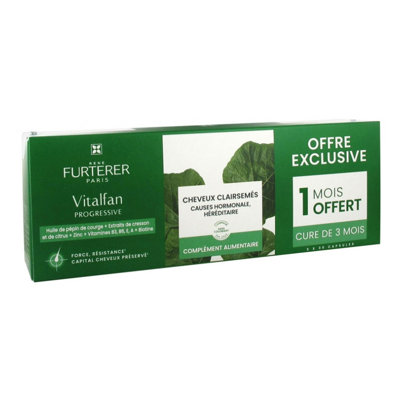 VITALFAN ANTICHUTE PROGRESSIVE 3 X 30 CAPSULES FURTERER