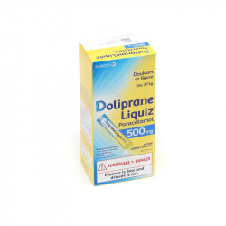 DOLIPRANE LIQUIZ 500MG 12 SACHETS SANOFI