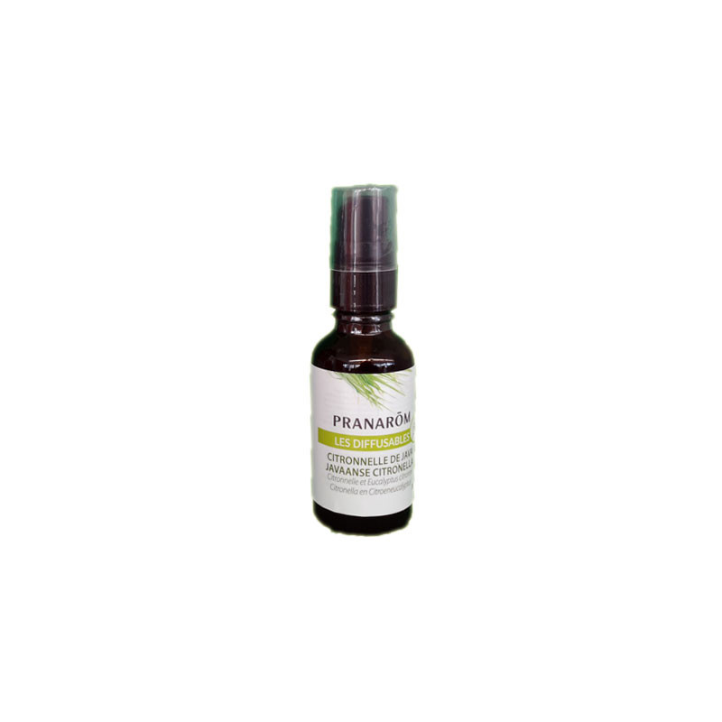 LES DIFFUSABLES CITRONNELLE DE JAVA 30ML PRANAROM LES DIFFUSABLES CITRONNELLE DE JAVA 30ML PRANAROM
