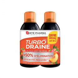 TURBO DRAINE THE VERT PECHE LOT DE 2 BOUTEILLES  FORTE PHARMA