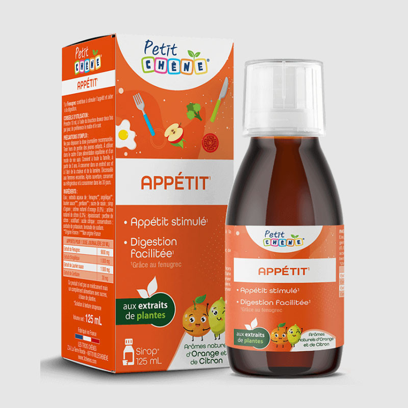 PETIT CHÊNE APPÉTIT SIROP 125ML 3CHENES