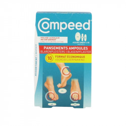 COMPEED AMPOULES TALONS MOYEN FORMAT EXTREME 10 PANSEMENTS