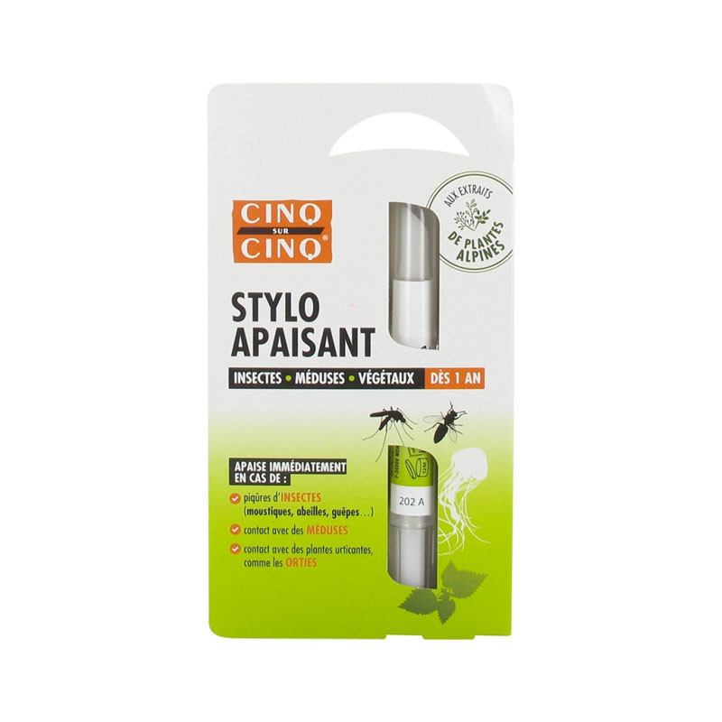 CINQ SUR CINQ STYLO APAISANT ANTI-MOUSTIQUES 2ML