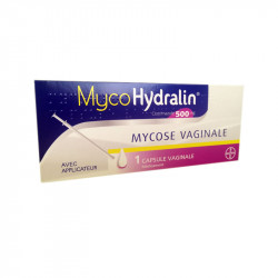 MycoHydralin 500 mg ovule antifongique - Médicament mycose vaginale