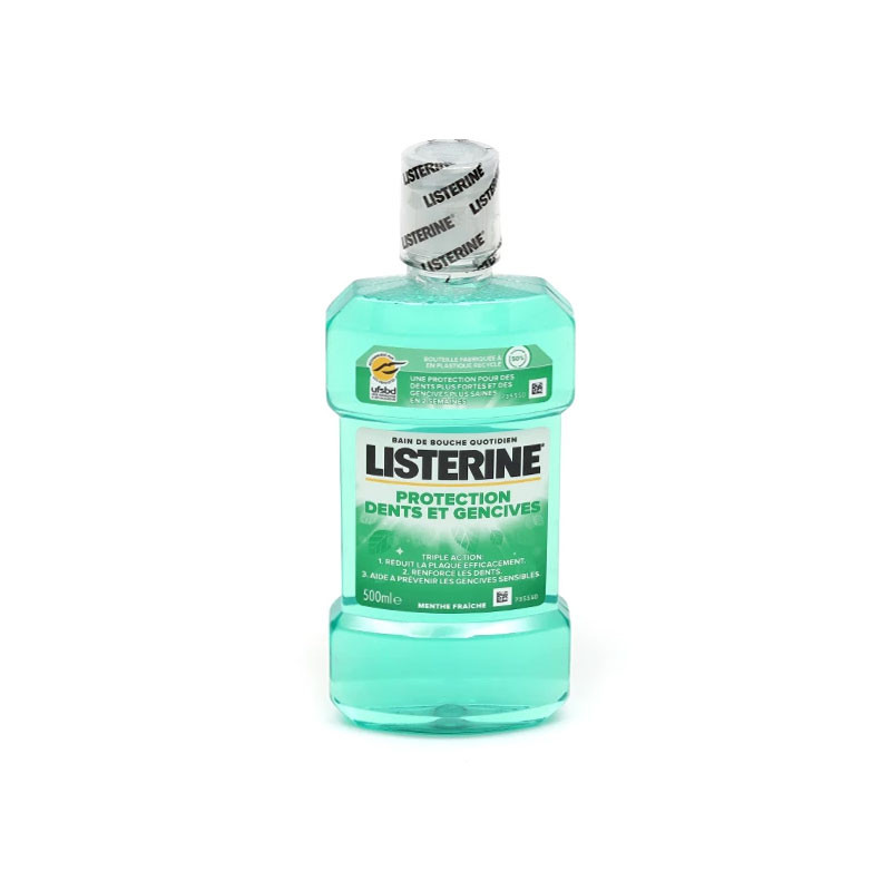 BAIN DE BOUCHE PROTECTION DENTS ET GENCIVES MENTHE FRAICHE 500ML