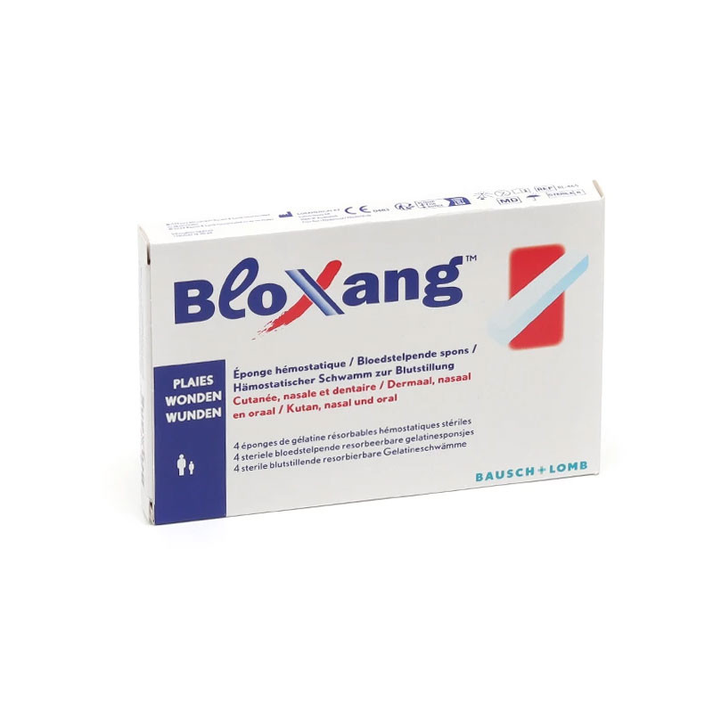 BLOXANG EPONGE HEMOSTATIQUE x4  BAUSCH&LOMB