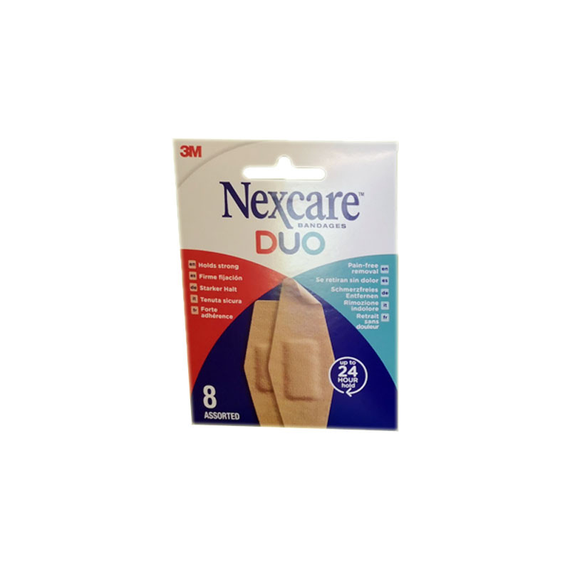 PANSEMENTS DUO ASSORTIMENT X8 NEXCARE