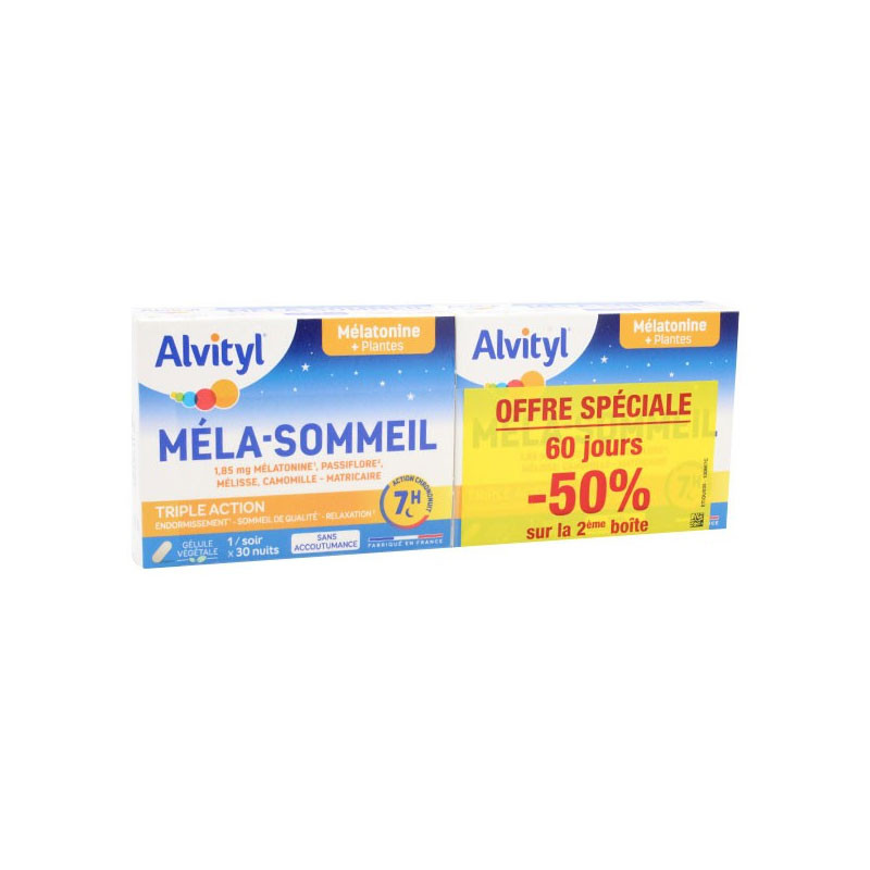 MELA SOMMEIL 60 JOURS LOT DE 2 ALVITYL