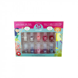 SUNCOATGIRLS MINI VERNIS ONGLES à base d'eau COLLECTION ÉTÉ 10 X 2ML