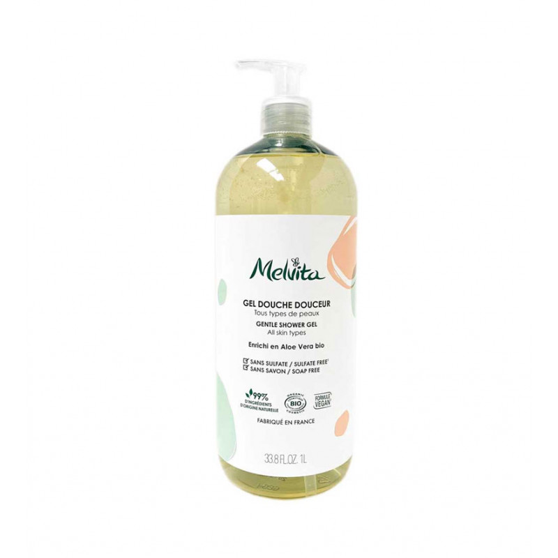 GEL DOUCHE DOUCEUR ALOÉ VERA BIO 1 L MELVITA