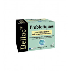 PROBIOTIQUES CONFORT DIGESTIF 30 GELULES VEGETALES BELLOC