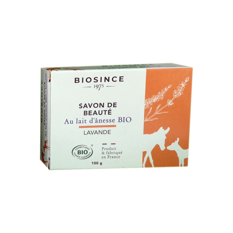 SAVON DE BEAUTÉ BIO LAVANDE 100G BIOSINCE 1975