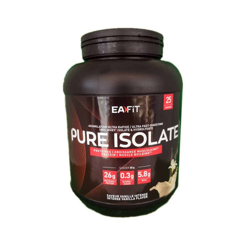 CROISSANCE MUSCULAIRE PURE ISOLATE VANILLE 750G EAFIT