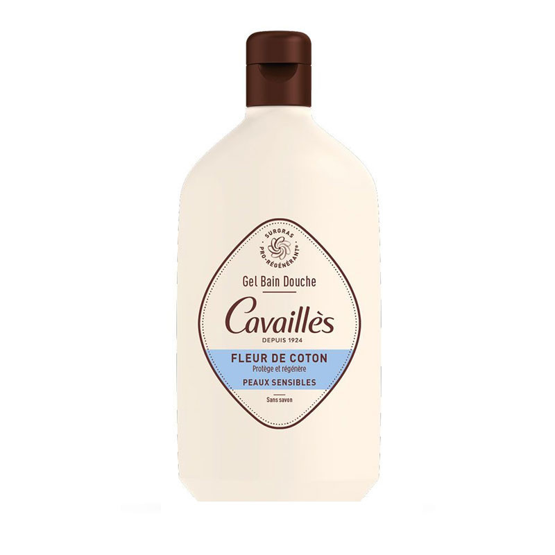 GEL BAIN DOUCHE FLEUR DE COTON 400ML ROGE CAVAILLES