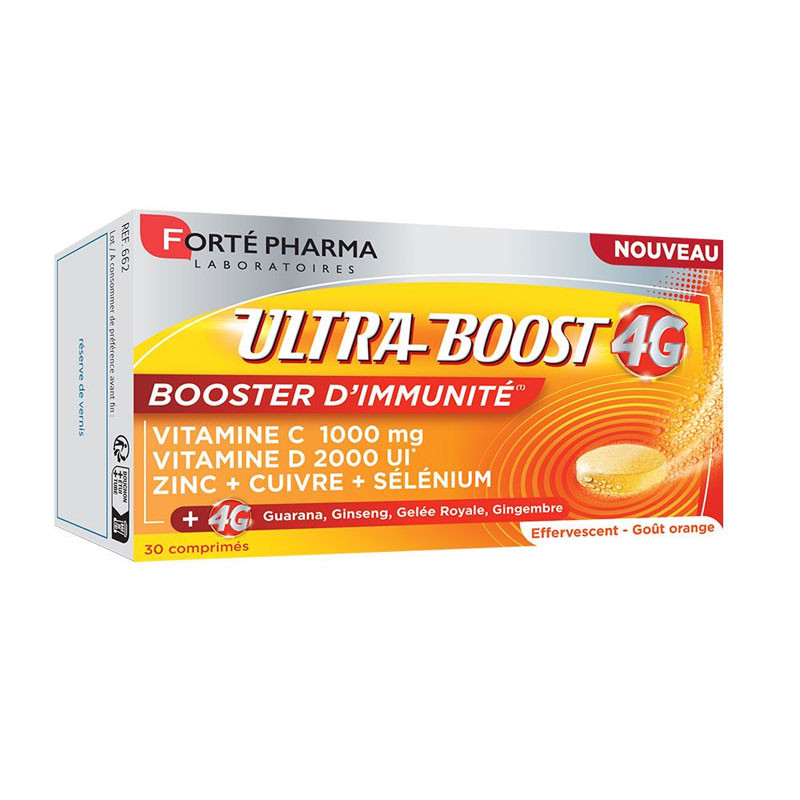 ULTRA BOOST 4G BOOSTER D'IMMUNITÉ 30 COMPRIMES FORTE PHARMA