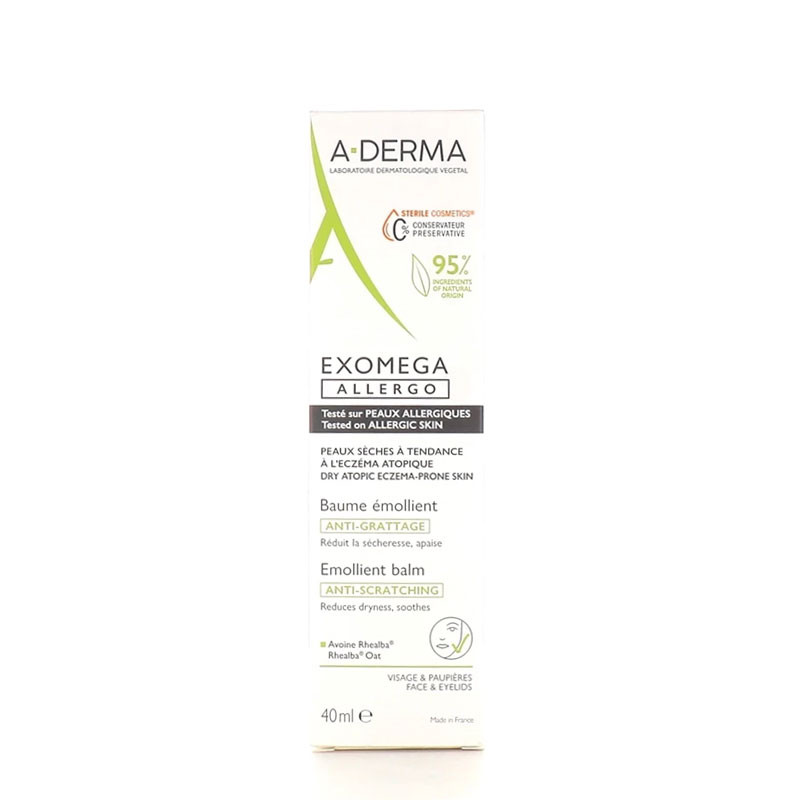 EXOMEGA ALLERGO BAUME EMOLLIENT 40ML A-DERMA EXOMEGA ALLERGO BAUME EMOLLIENT 40ML A-DERMA