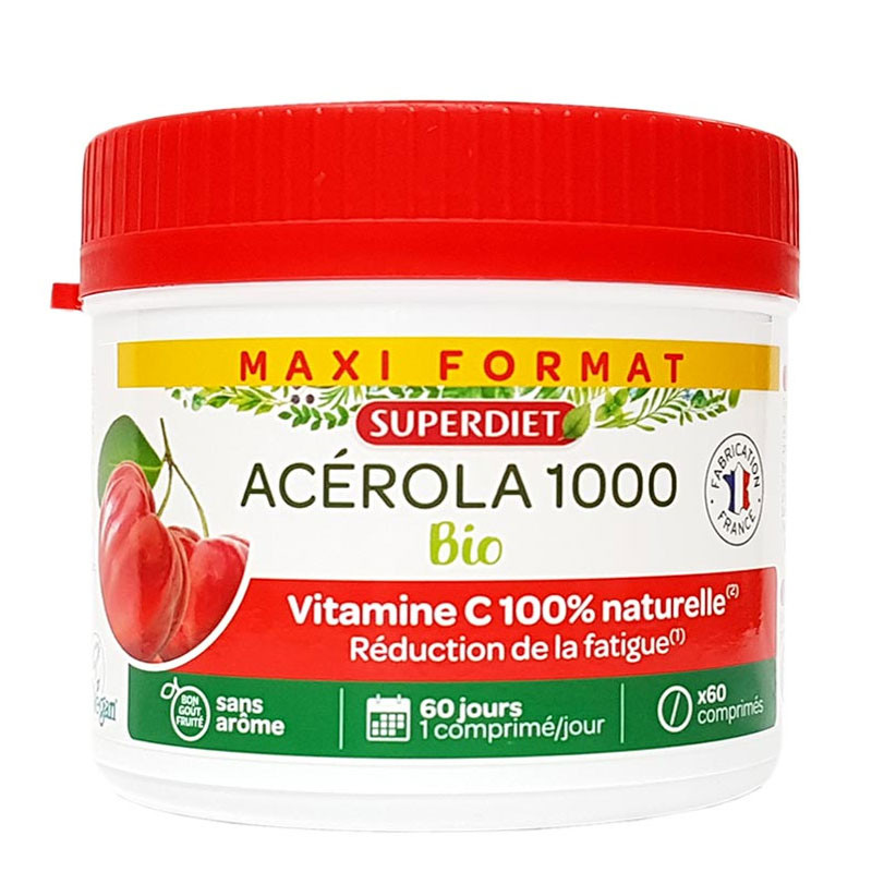 ACEROLA 1000 BIO 60 COMPRIMES SUPER DIET