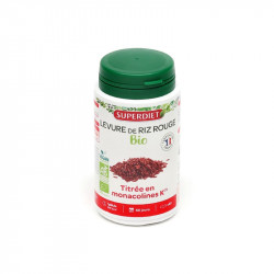 LEVURE DE RIZ ROUGE BIO 60 GELULES SUPERDIET