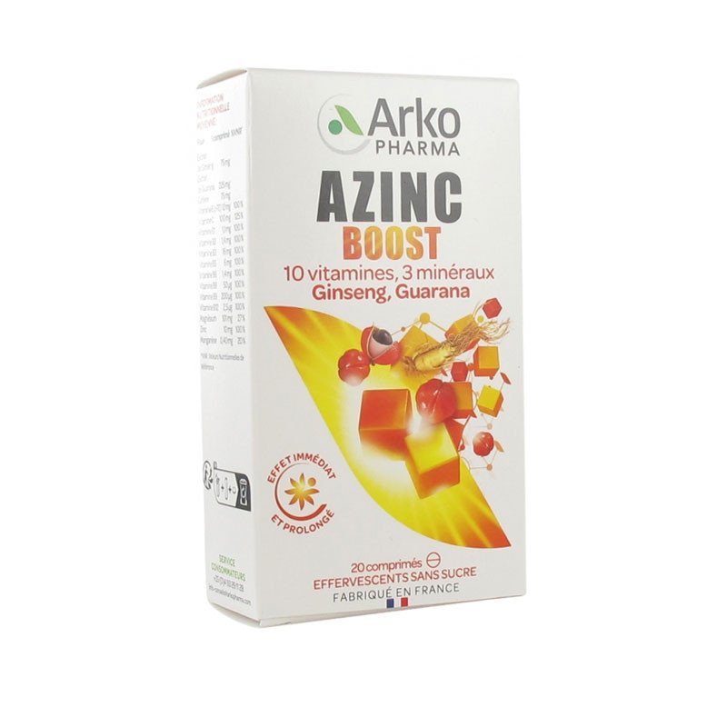 AZINC BOOST 20 COMPRIMES EFFERVESCENTS ARKOPHARMA