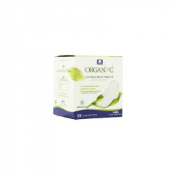 ORGANYC COTON BIO SERVIETTES X 10 AILETTES FLUX ABONDANT