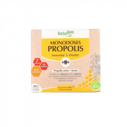 PROPOLIS MONODOSES BIO IMMUNITÉ VITALITÉ 7X10ML HERBALGEM