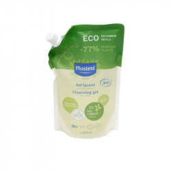 RECHARGE GEL LAVANT BIO HUILE D'OLIVE 400ML MUSTELA