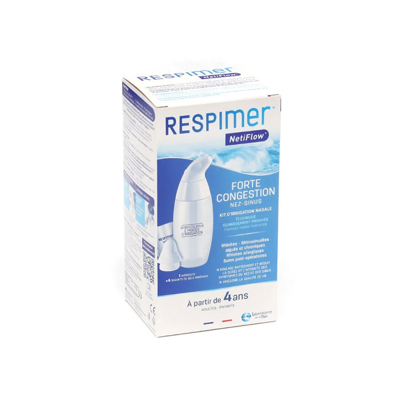 RESPIMER NETIFLOW KIT IRRIGATION NASALE LABORATOIRE DE LA MER