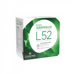 L52 ETATS GRIPPAUX HOMEOPATHIE GOUTTES 30ML LEHNING