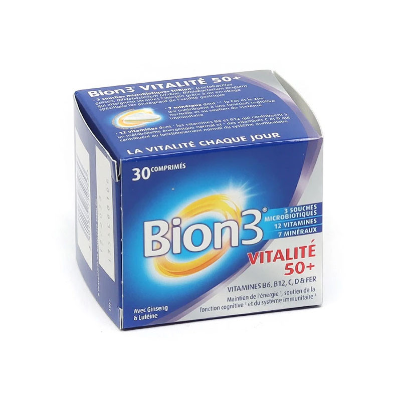 BION 3 VITALITÉ 50+ 30 COMPRIMES