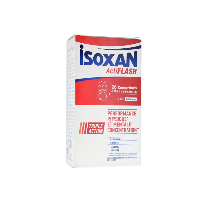 ISOXAN ACTIFLASH 28 COMPRIMES EFFERVESCENTS