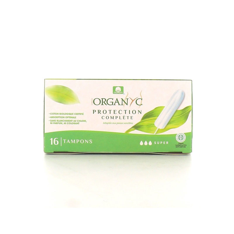 ORGANYC COTON BIO TAMPONS SUPER X 16 ORGANYC COTON BIO TAMPONS SUPER X 16